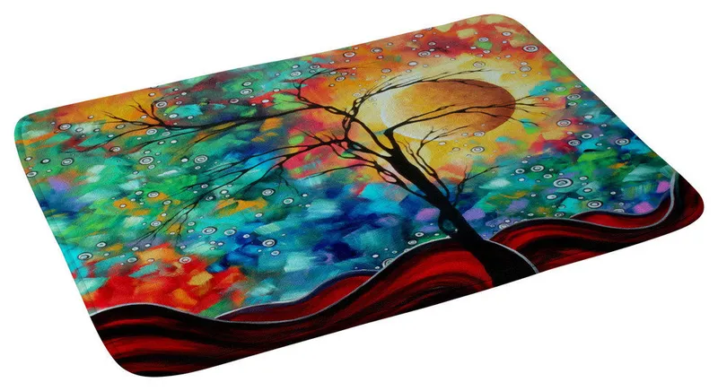 madart Inc. Bursting Forth Memory Foam Bath Mat