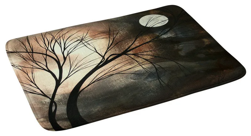 madart Inc. Lost Moon Memory Foam Bath Mat, 17"x24"