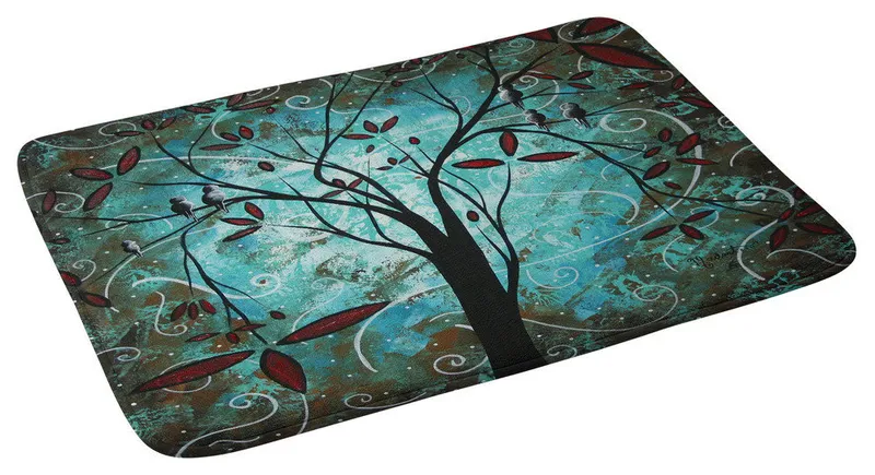 madart Inc. Romantic Evening Memory Foam Bath Mat