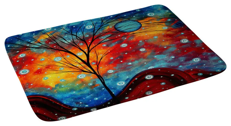 madart Inc. Summer Snow Memory Foam Bath Mat