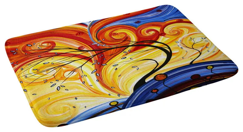 madart Inc. Whirlwind Memory Foam Bath Mat
