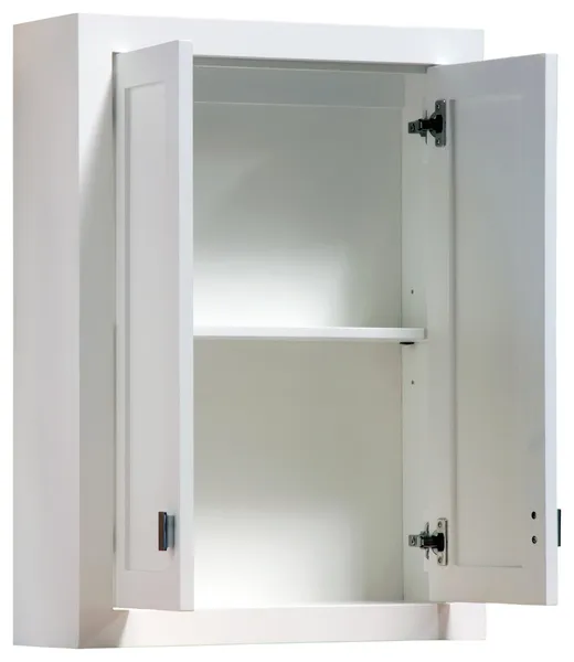 Madison Collection Wall Cabinet In White