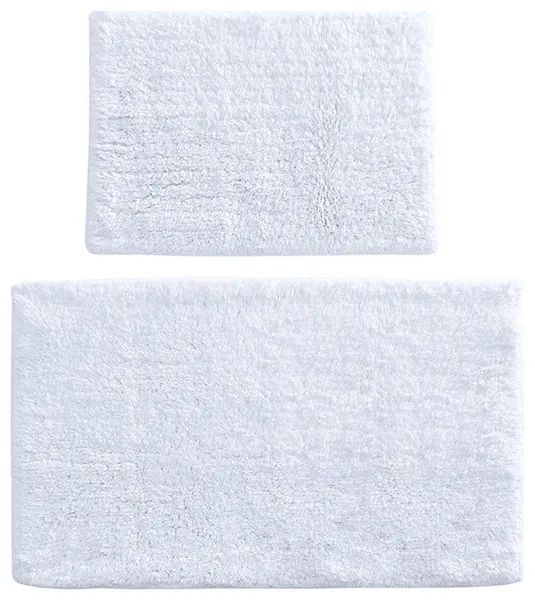 Madison Park Signature Ritzy 100% Cotton Solid Tufted 2 Piece Bath Rug Set