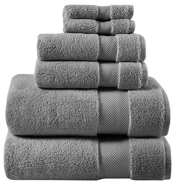 Madison Park Signature Splendor 1000gsm 100% Cotton 6 Piece Towel Set