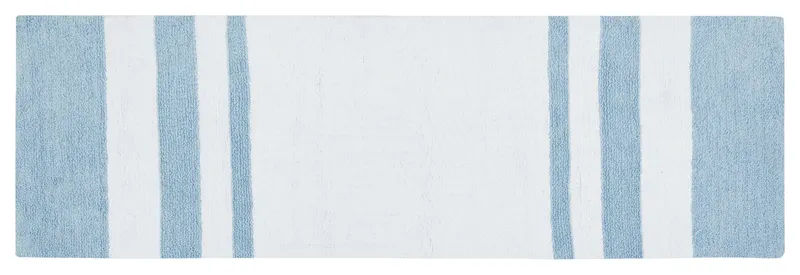 Madison Park Spa Cotton Reversible Reversible Bath Rug, Blue