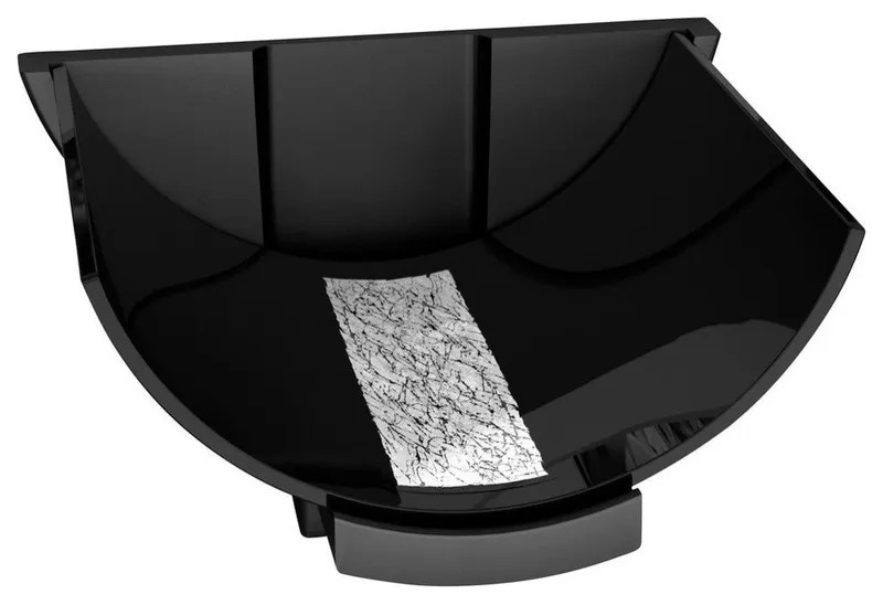 Marco Calla Vessel Sink, Black and Silver