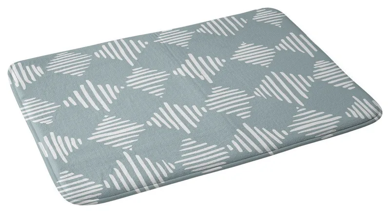 Mareike Boehmer Sketches 1 Memory Foam Bath Mat, 17"x24"