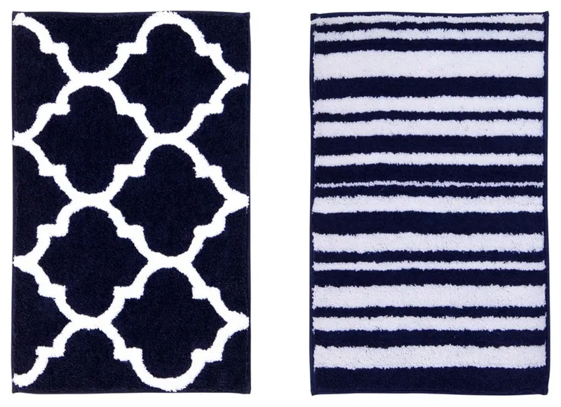 Marrakesh Collection 24" x 40" Rectangle in Navy