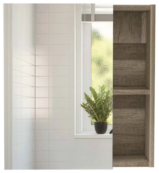 Medicine Cabinet Mirror Clifton, Bathroom, Pine