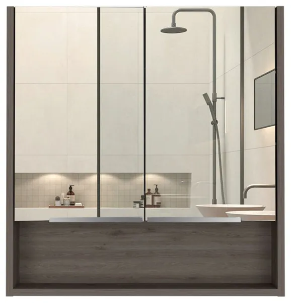 Medicine Cabinet With Mirror Lexington, Bathroom, Light Gray
