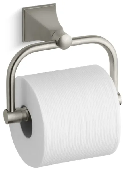 Memoirs Single Post Tissue Holder, Brushed Nickel