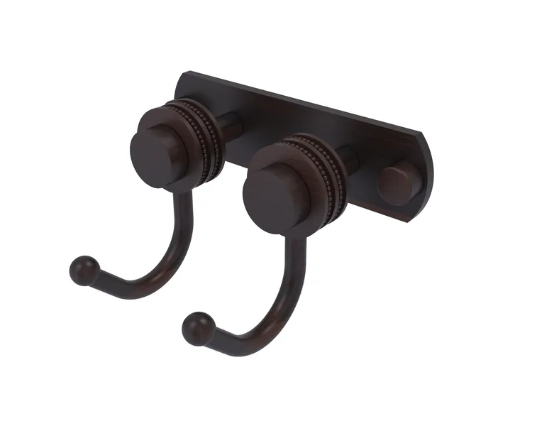 Mercury 2 Position Multi Hook with Dotted Accent, Venetian Bronze