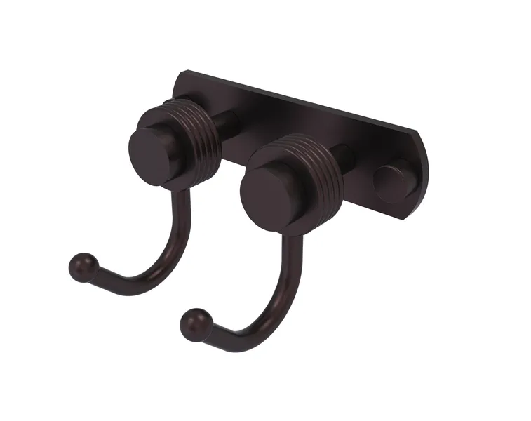 Mercury 2 Position Multi Hook with Groovy Accent, Antique Bronze