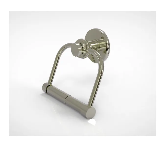 Mercury 2 Post Twisted Accent Toilet Tissue Holder, Polished Nickel