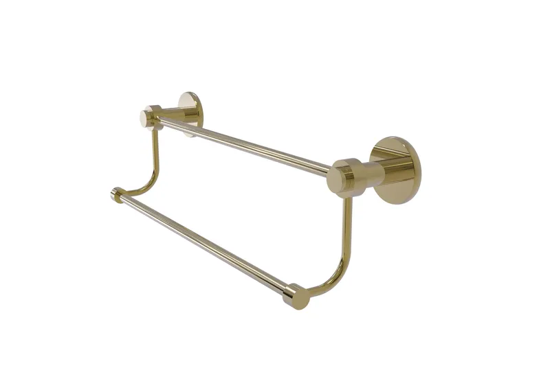 Mercury 30" Double Towel Bar, Polished Brass