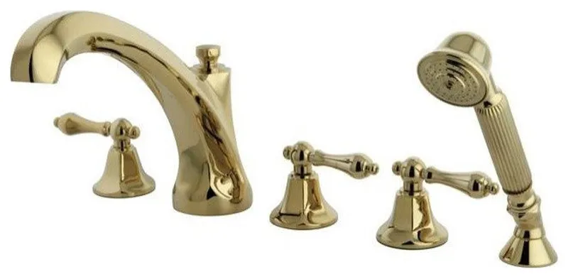 Metropolitan Roman Tub Filler With Hand Shower