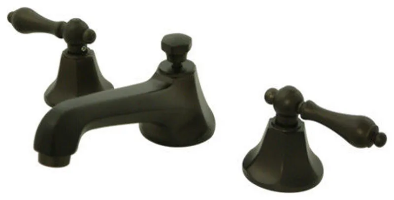 Metropolitan Two Handle 8" to 16" Widespread Lavatory Faucet With Brass Pop-up