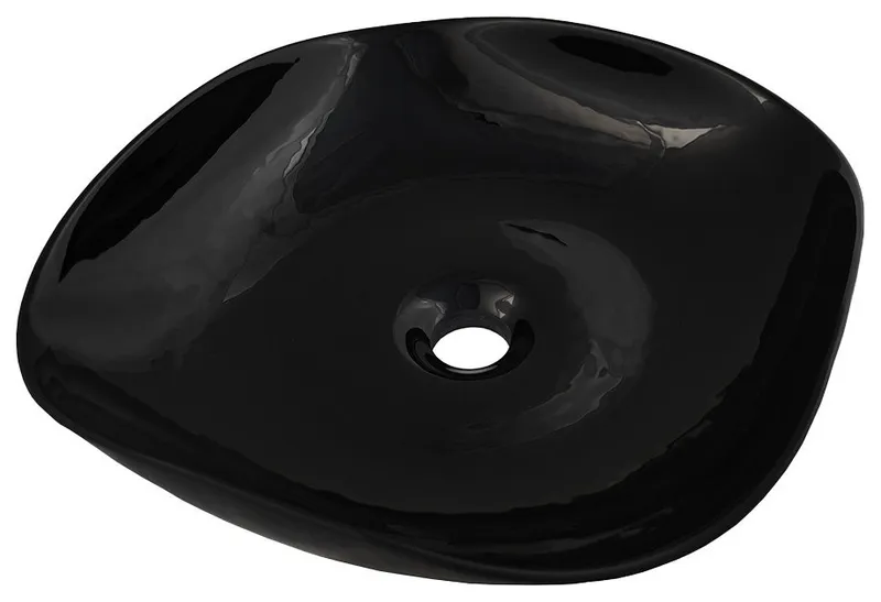 MG1515-AS Lido Murano Glass Sink, Abyss