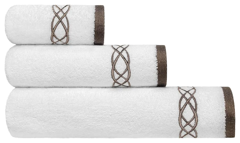 Mia White Bath Towel