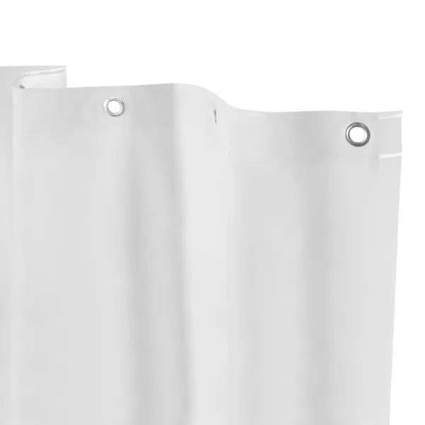 Microban® Protected Medium Weight PEVA Shower Liner, 70"Wx72"H, Frost