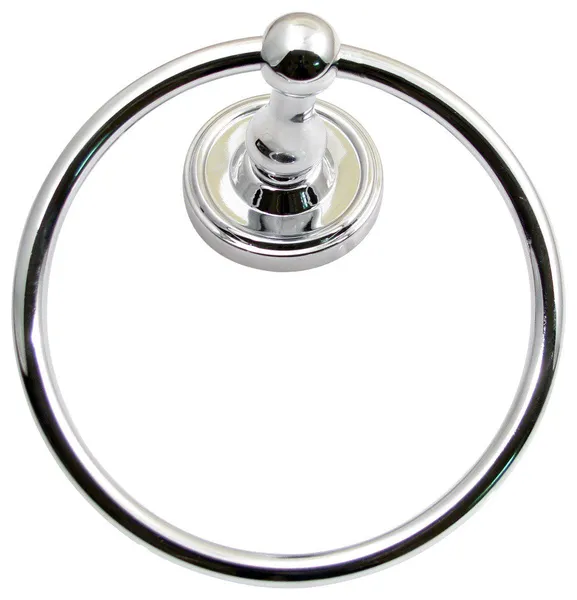 Midtown Towel Ring, Chrome