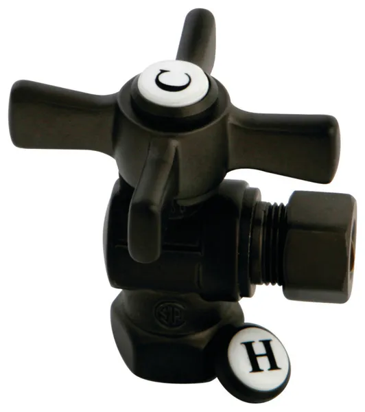 Millennium 3/8" FIP X 3/8" OD Compression Angle Valve, Oil Rubbed Bronze