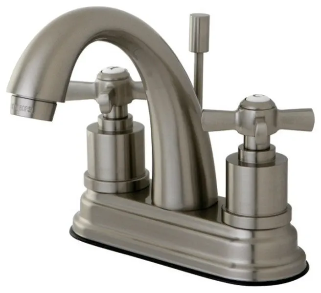 Millennium 4" Centerset Lavatory Faucet, Satin Nickel