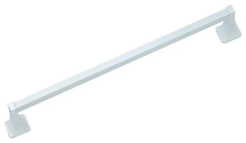 Mintcraft L3624-51-073L Manhattan Collection Square Towel Bar, 24", White