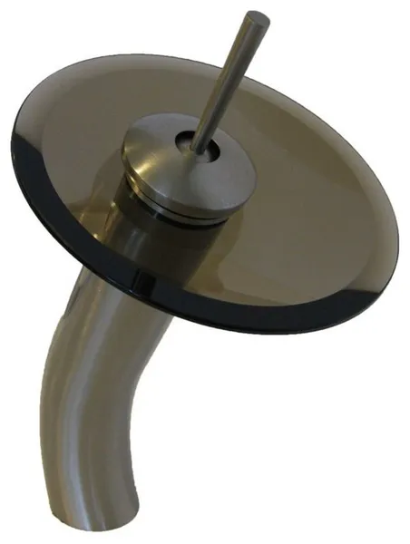 Miseno ML100 1.8 GPM 1 Hole Waterfall Disc Vessel Bathroom Faucet - Brushed