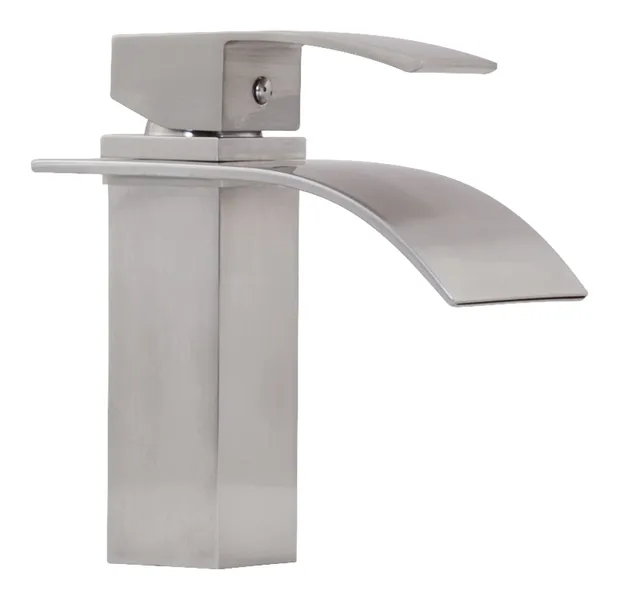 Miseno ML531 Remi 1.2/2.2 GPM 1 Hole Waterfall Bathroom Faucet - Brushed Nickel
