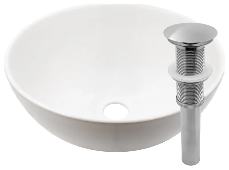 Miseno MVS-NP-208206 12-5/8" Circular Porcelain Vessel Bathroom - Polished