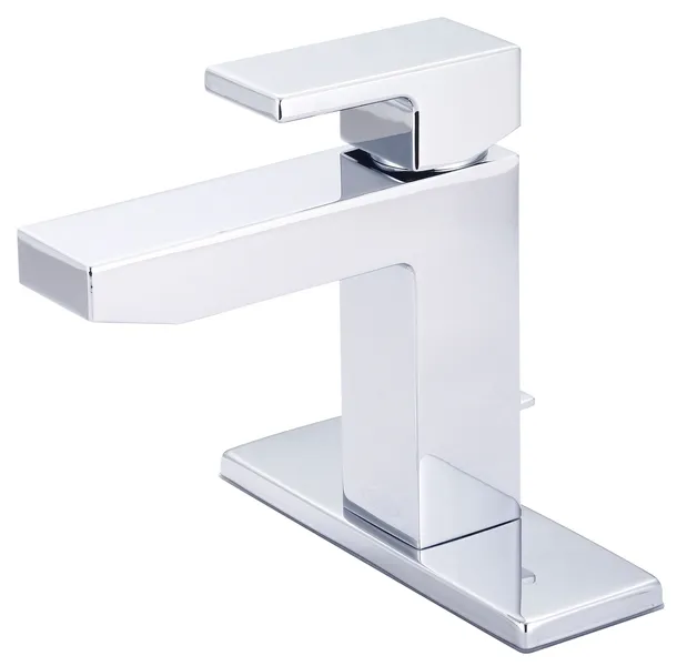 Mod Single Handle Bathroom Faucet,Polished Chrome