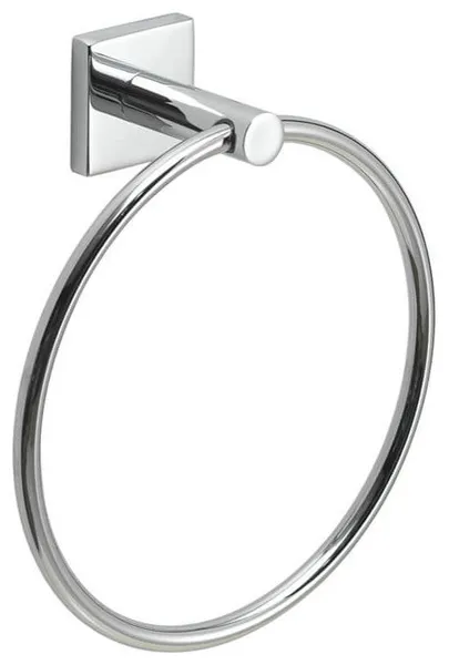 Modern Round Chrome Towel Ring