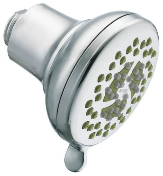 Moen 23333 3-Function Spray Head Eco-Performance Showerhead, Chrome, 4" Dia