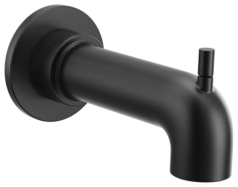 Moen 3346 Cia 6-1/2" Integrated Diverter Tub Spout - Matte Black
