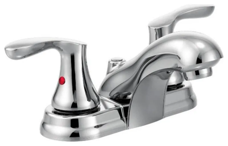 Moen 40225 1.2 GPM Double Handle Centerset Bathroom Faucet With Drain Assembly