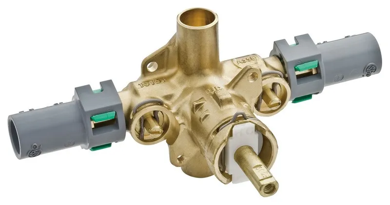 Moen 62330 1/2" CPVC Posi-Temp Pressure Balancing Rough-In Valve, With Stops