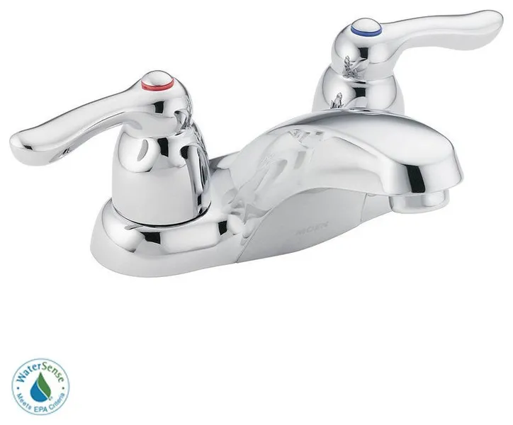 Moen 64922 Double Handle Centerset Bathroom Faucet - Chrome