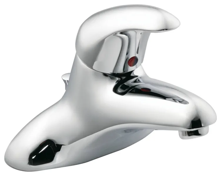 Moen 8414 Single Handle Centerset Bathroom Faucet - Chrome