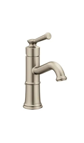 Moen Belfield 1-Handle High Arc Bathroom Faucet, Brushed Nickel