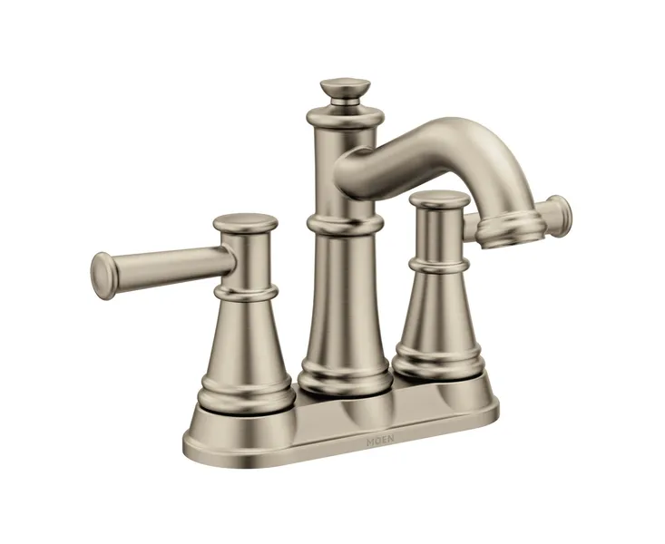 Moen Belfield 2-Handle High Arc Bathroom Faucet, Brushed Nickel