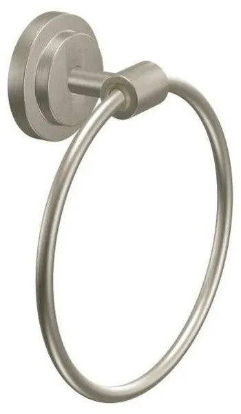 Moen DN0786 Iso 6-15/16" Wall Mounted Towel Ring - Brushed Nickel