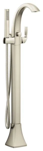 Moen One-Handle Tub Filler Includes Hand Shower, Brushed Nickel