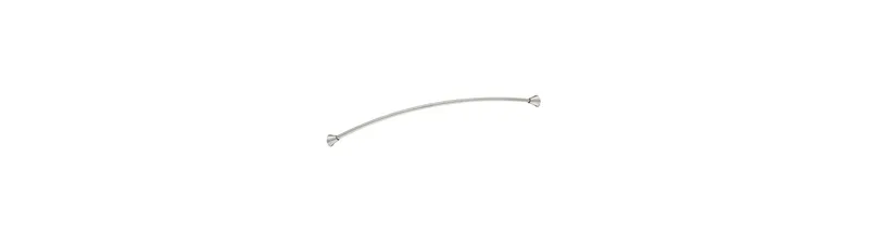 Moen Tension Curved Shower Rods, Brushed Nickel