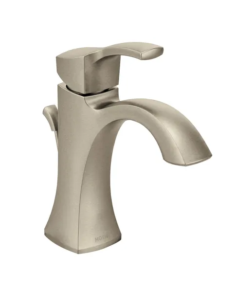 Moen Voss 1-Handle High Arc Bathroom Faucet, Brushed Nickel