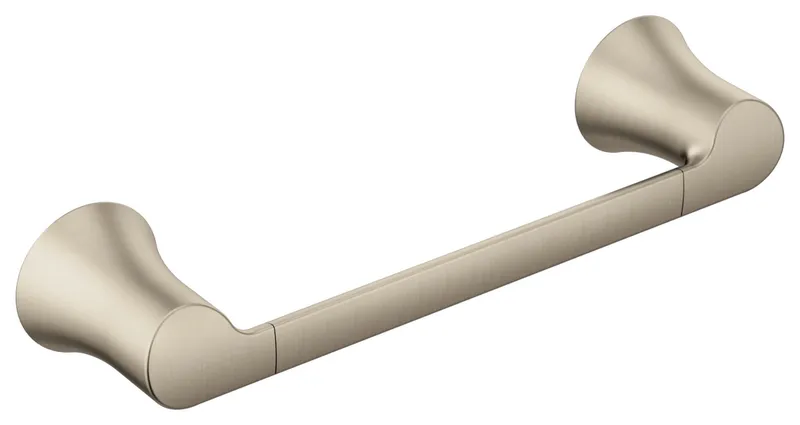Moen YB0286 Doux 9" Wall Mounted Towel Bar - Brushed Nickel