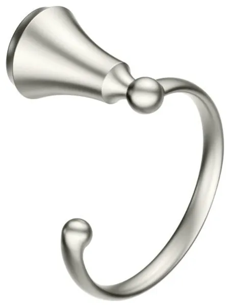 Moen YB5286BN Wynford 6" Single Post Towel Ring