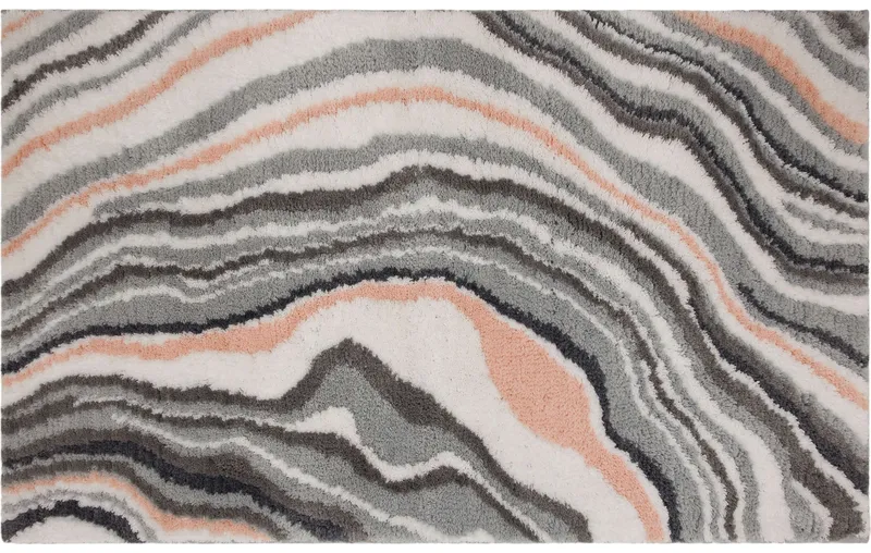 Mohawk Home Serpentine Blush 2' 3" x 3' 9" Bath Mat