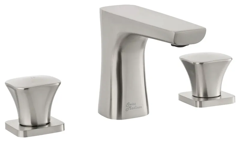Monaco 8 in. Widespread, 2-Handle, Bathroom Faucet in Brushed Nickel