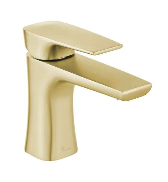Monaco Single Hole Single-Handle Bathroom Faucet, Brushed Gold